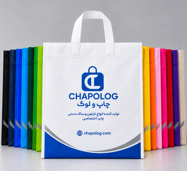 ساک پارچه ای دسته زنبیلی